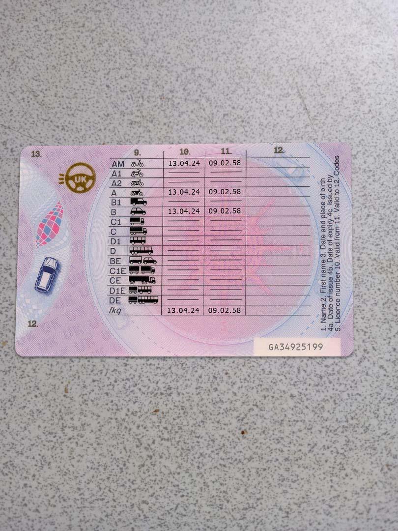 UK driving licence service