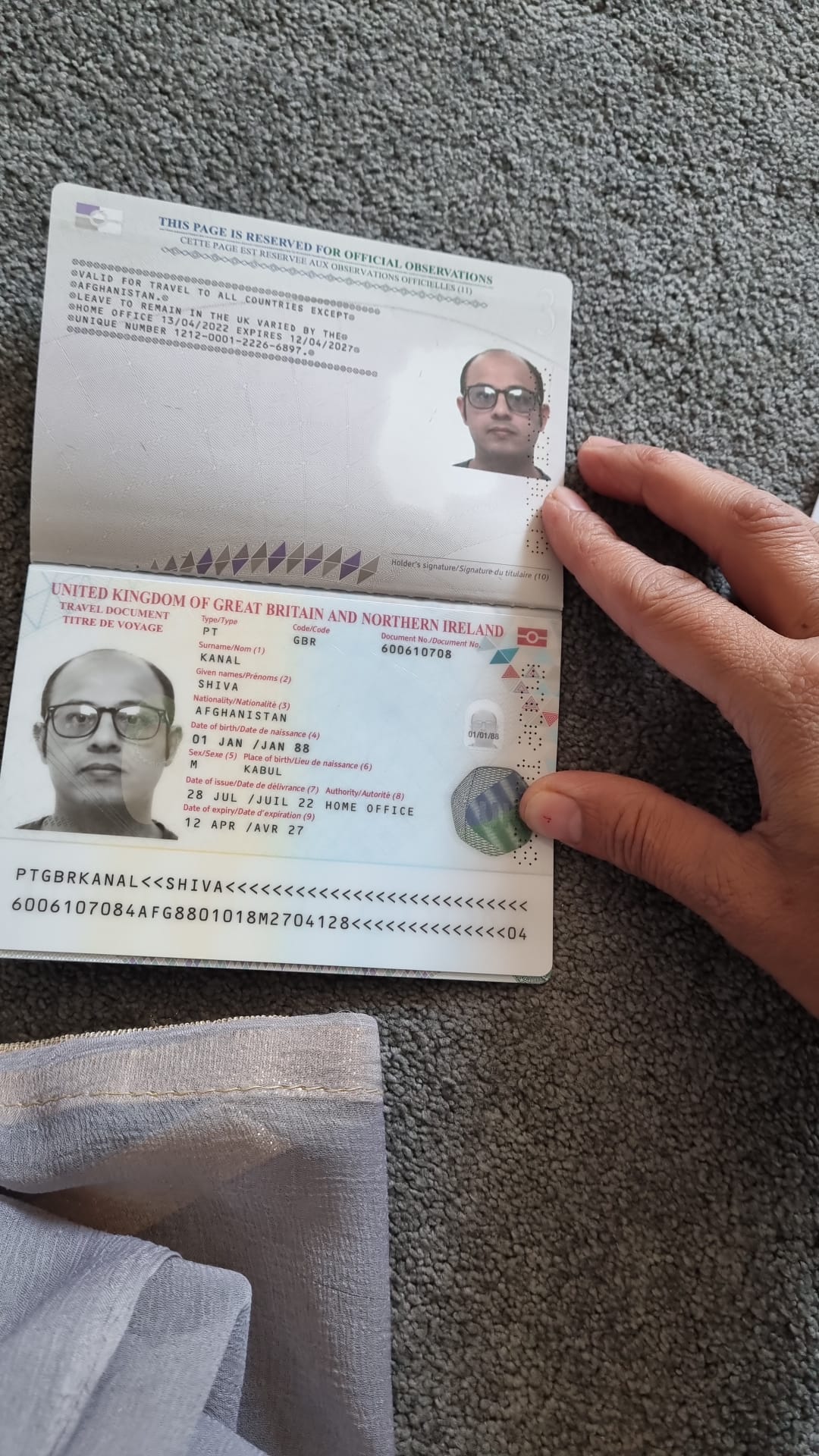 UK passport application support